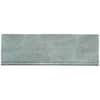 Ivy Hill Tile Kingston Turquoise 3 in. x 8 in. Glazed Ceramic Bullnose ...