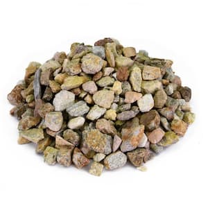 0.25 cu. ft. 3/4 in. Palm Springs Gold Crushed Landscape Rock for Gardening, Landscaping, Driveways and Walkways