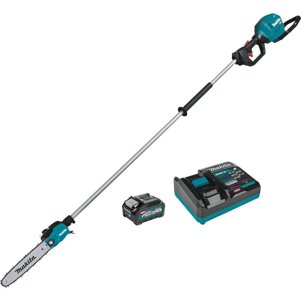 Makita XGT 10 in. 40V max Brushless Electric Cordless Pole Saw Kit, 8