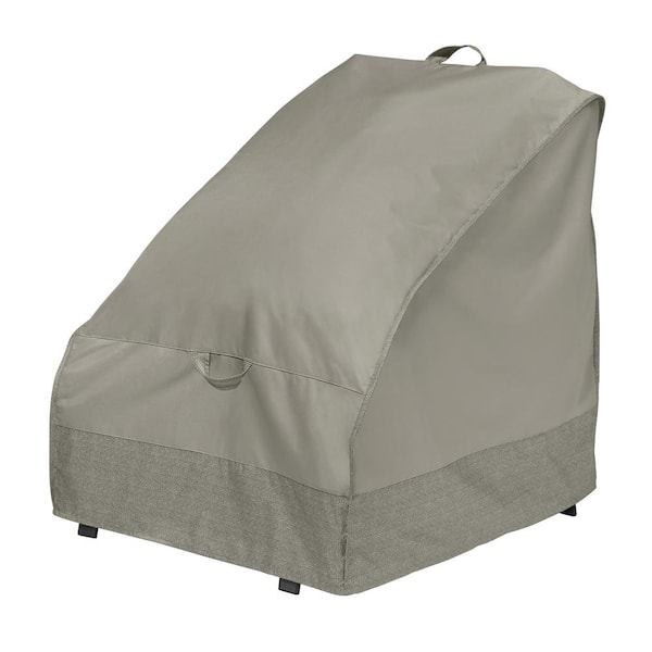 Classic Accessories Duck Covers 30 in. Outdoor Chair Cover with Integrated Duck Dome in Moon Rock