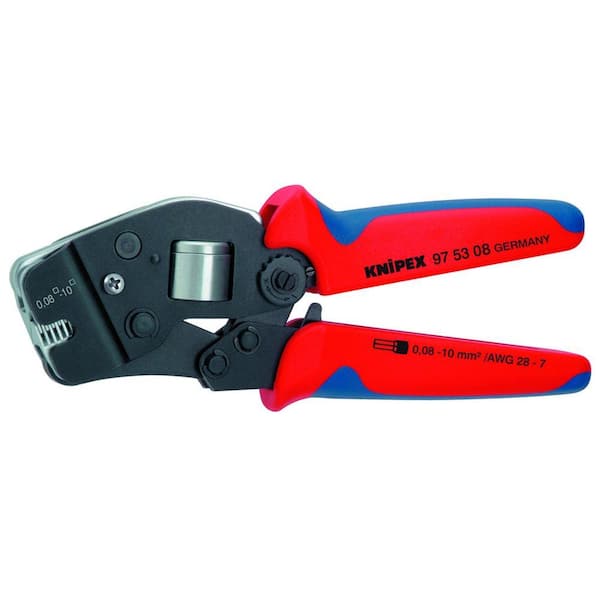 KNIPEX 7-1/2 in. Crimping Pliers with Self Adjusting