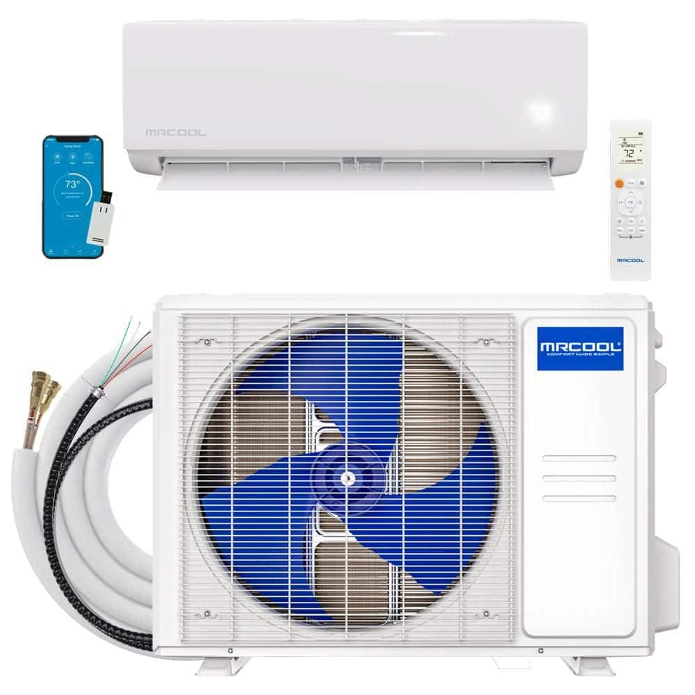 DIY Select 17,000 BTU 1.5-Ton 17.3 SEER 2-Ductless Mini-Split System with 11 ft. Line-230V-R454B price history on PriceWatchPro