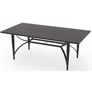 Tully Park Rectangle Steel Outdoor Dining Table