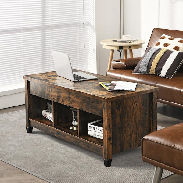 Have a question about Costway 41 in. Coffee Rectangle Wood