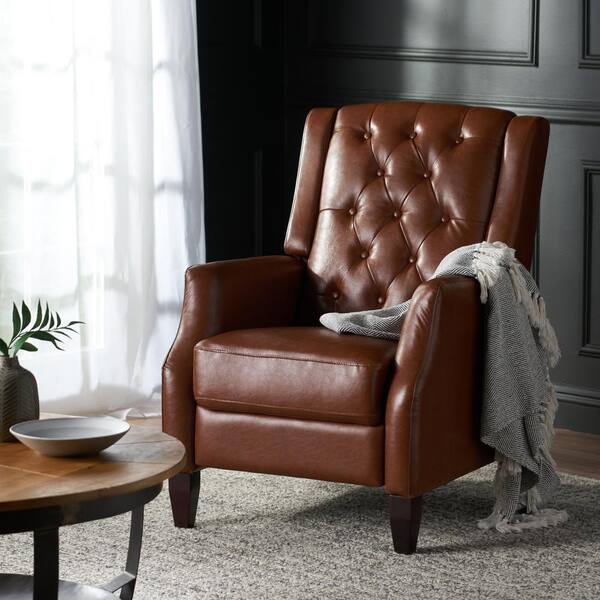 Bushwacker Leather & Cowhide Recliner – Runyon's Fine Furniture