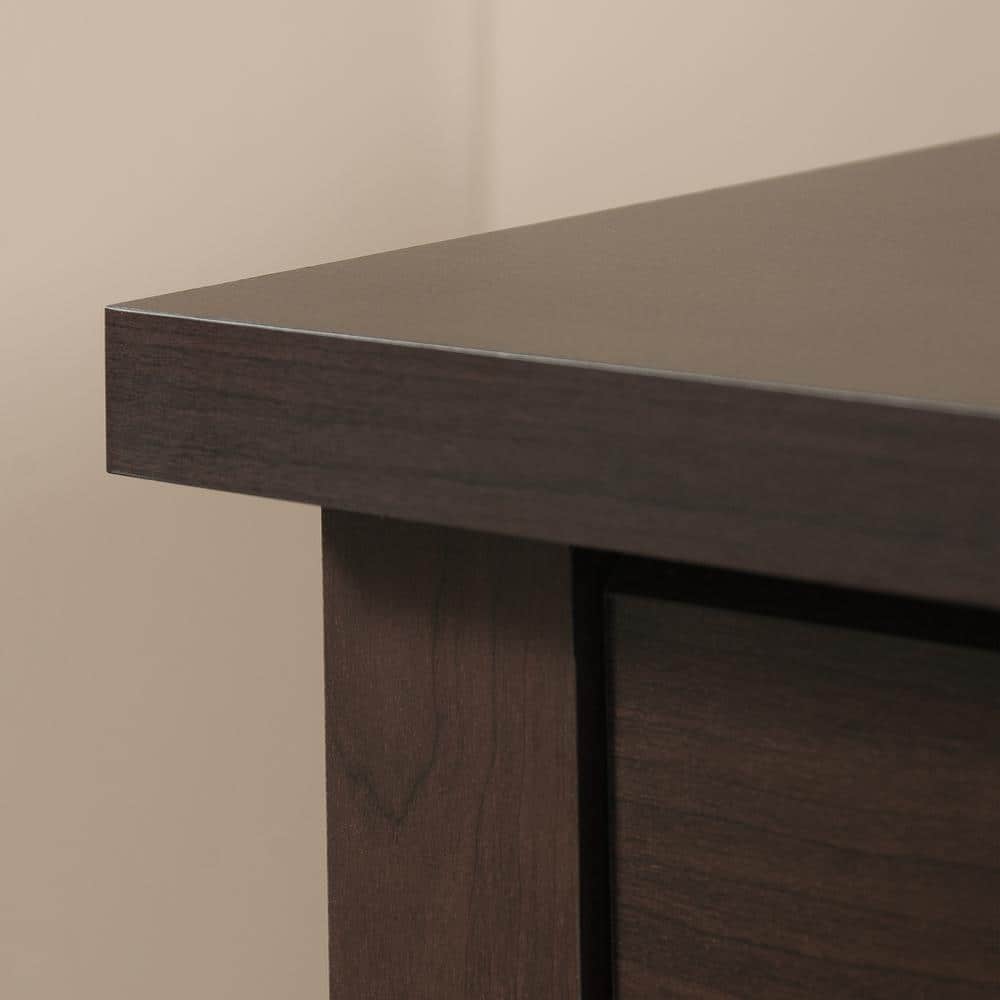 Cinnamon Cherry 2-Drawer Lockable Lateral File Cabinet