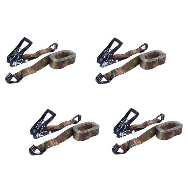 16 ft. x 2 in. x 10,000 lbs. Ratchet Buckled Strap Tie-Down (4-Pack) 16 ft. x 2 in. x 10,000 lbs. Ratchet Buckled Strap Tie-Down (4-Pack)