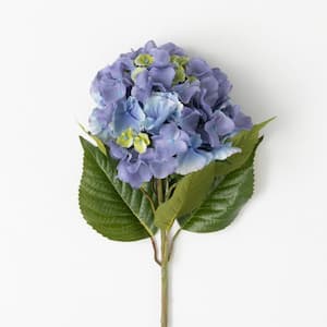 26 in. Lavender Blue Artificial Hydrangea Stem