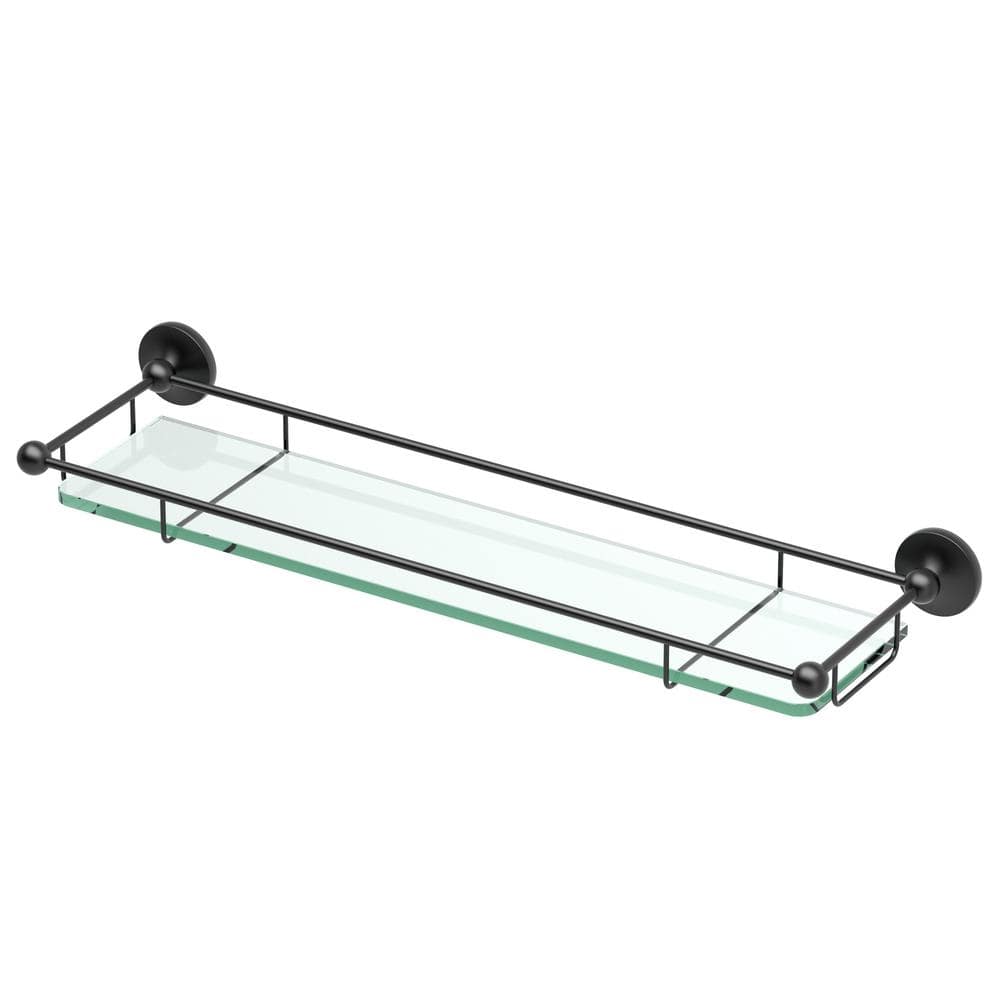 Premier 20 L Tempered Glass Shelf  Matte Black