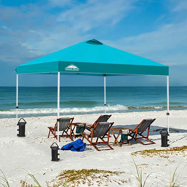 EAGLE PEAK 10 ft. x 10 ft. Pop Up Canopy Tent Instant Outdoor