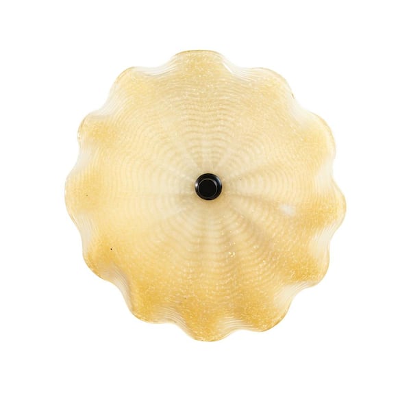 Dale Tiffany Hand Blown Candice 12 in.  Wide Hand Blown Art Glass Wall Decor with Wall Mount