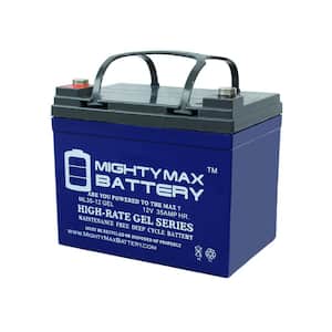 ML35-12GEL - 12 Volt 35 AH, GEL Type, Nut and Bolt (NB) Terminal, Rechargeable AGM Battery
