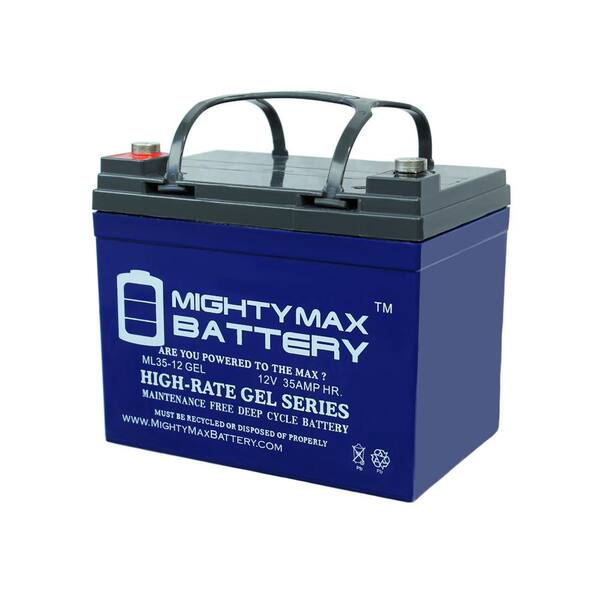 MIGHTY MAX BATTERY 12V 35AH GEL NB Replacement Battery Compatible with FirstPower LFP1233 LFP1235