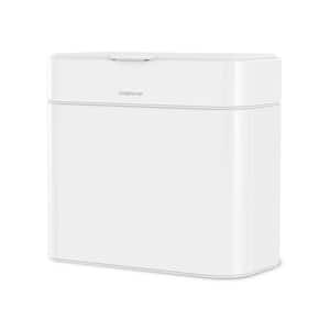 4 Liter Compost Caddy, White Steel