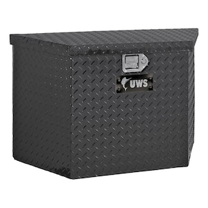 Gloss Black Aluminum 49 in. Trailer Tongue Box (Heavy Packaging)