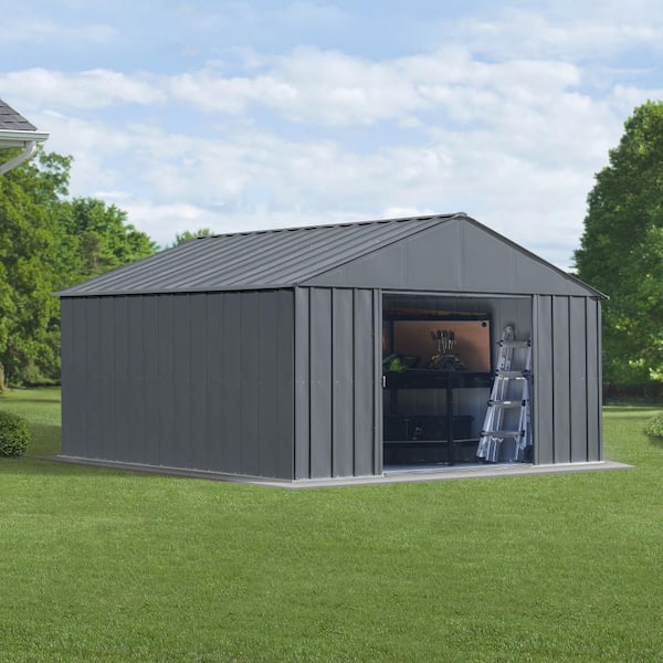 Classic Storage Shed 12 ft. W x 12 ft. D x 8 ft. H Metal Shed 138 sq. ft.
