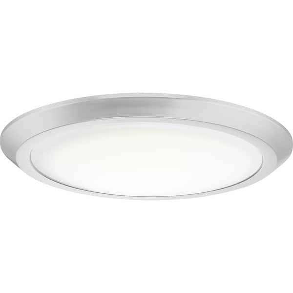 Quoizel Verge 16 in. Brushed Nickel LED Flush Mount