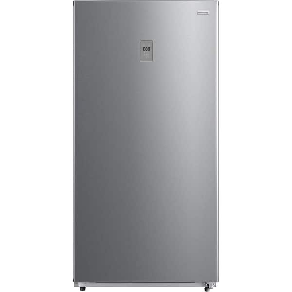 18 Cu Ft. Automatic Defrost Upright Freezer in Stainless Look