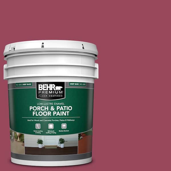 5 gal. #PPU1-16 Haitian Flower Low-Lustre Enamel Interior/Exterior Porch and Patio Floor Paint