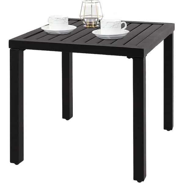 Unbranded Black Metal Outdoor Side Table