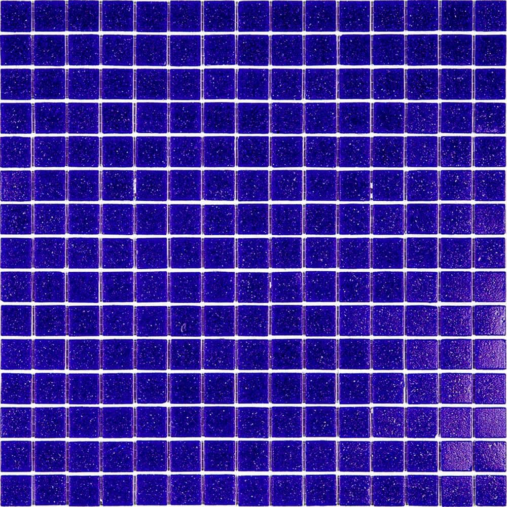 Dune Glossy Cobalt Blue 12 in. x 12 in. Glass Mosaic Wall and Floor Tile (20 sq. ft./case) (20-pack) price history on PriceWatchPro