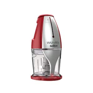 WizNMix 3-Cup All-in-One Red Food Processor