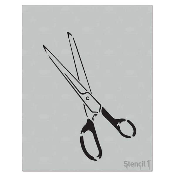 Stencil1 Scissors Stencil