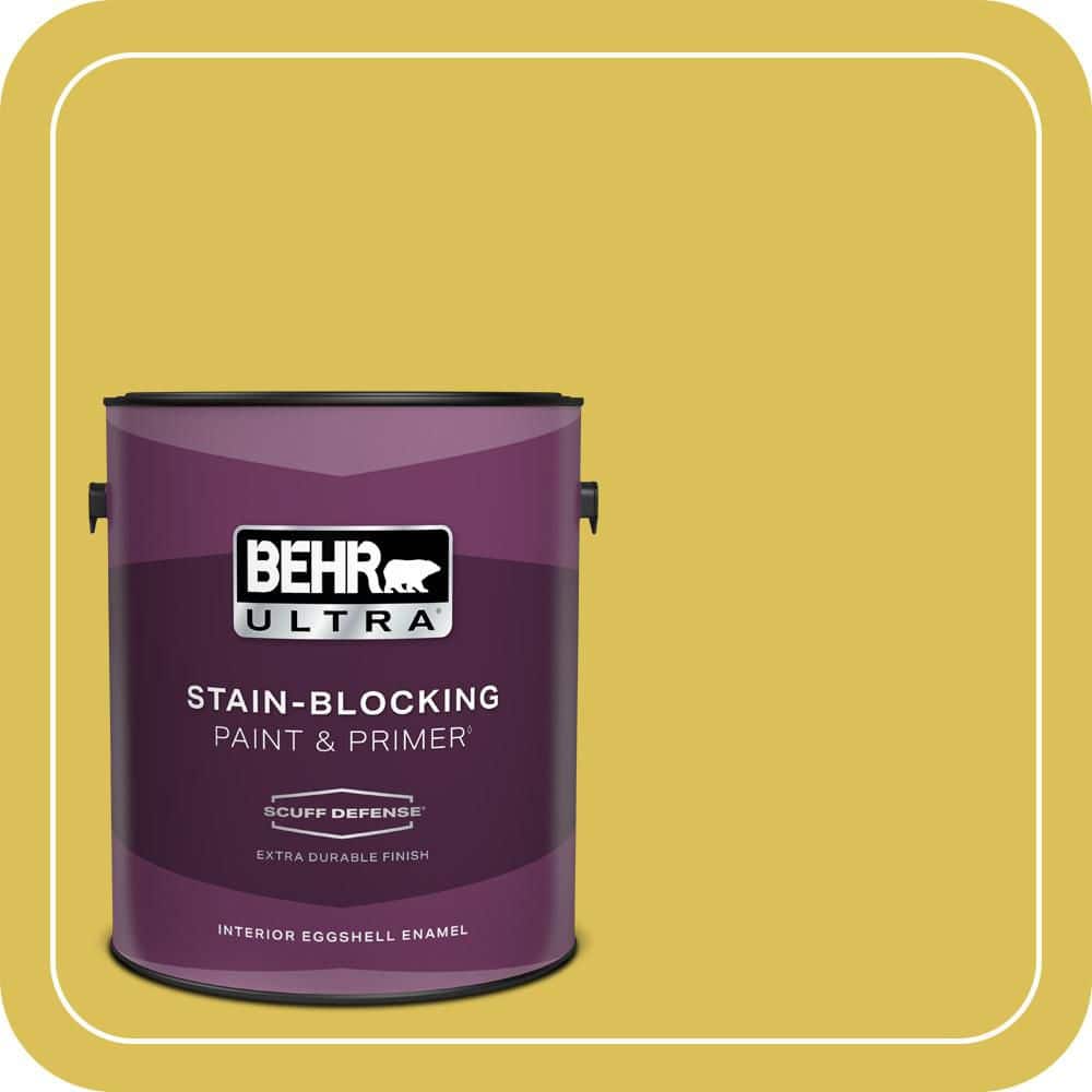 1 gal. #P320-6A Flustered Mustard Extra Durable Eggshell Enamel Interior Paint & Primer price history on PriceWatchPro