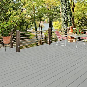 1 gal. #SC-365 Cape Cod Gray Textured Solid Color Exterior Wood and Concrete Coating