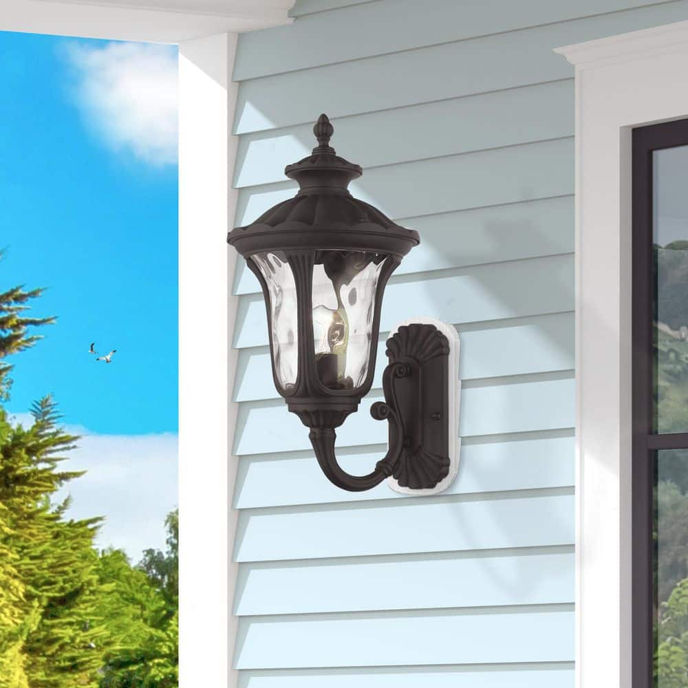 Whitingham 1-Light Bronze Outdoor Wall Lantern Light price history on PriceWatchPro