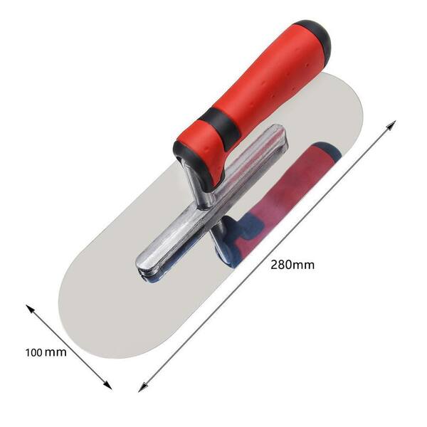4-Piece Concrete Tool Set – Stainless Steel Corner Trowel, Edger 6x3" 1/2R, Groover 6x3" 1/2W 1/2D, Inside/Outside Corner Trowel For Masonry & Plaster