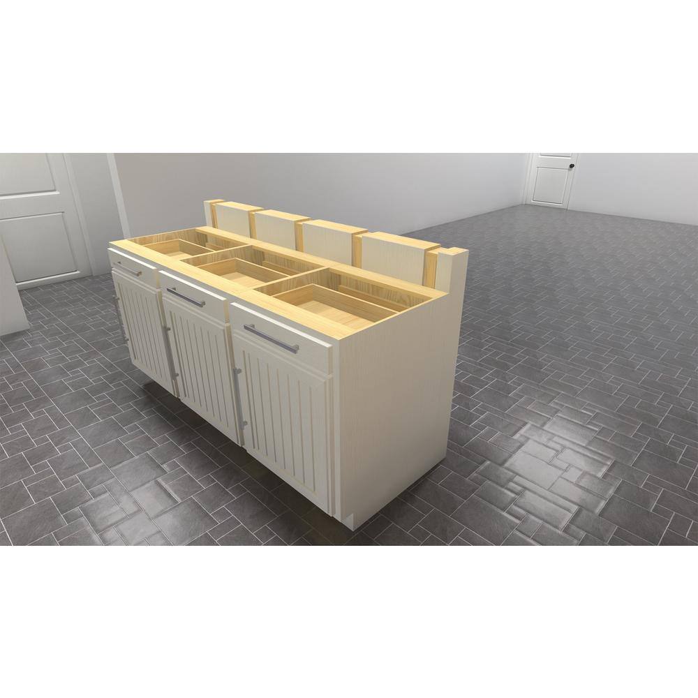 Granite-Ready Matte Finish 24" L-Bracket Countertop Support
