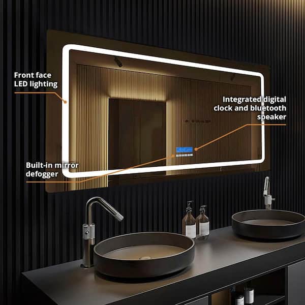 Q83634-CH Lámpara para baño Cleo Vanity D75mm Sobre Espejo