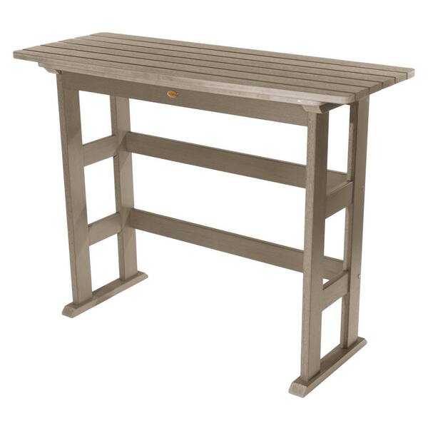 Highwood Lehigh Bar Height Balcony Table AD-TBL-KS3-WBR - The Home Depot