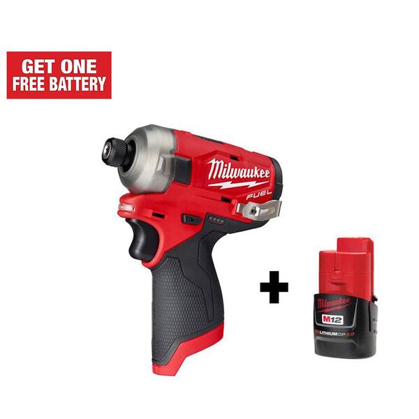 Milwaukee M12 FUEL SURGE 12-Volt 1/4 in. Lithium-Ion Brushless