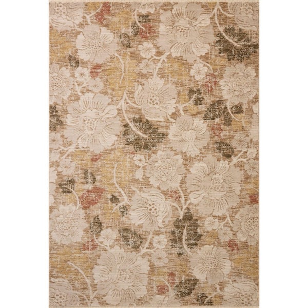 Eileen Natural / Multi 2 ft. x 3 ft. Transitional Accent Rug