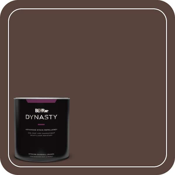 BEHR DYNASTY 1 qt. #BXC-78 Cordovan Leather Eggshell Enamel Interior Stain-Blocking Paint and Primer