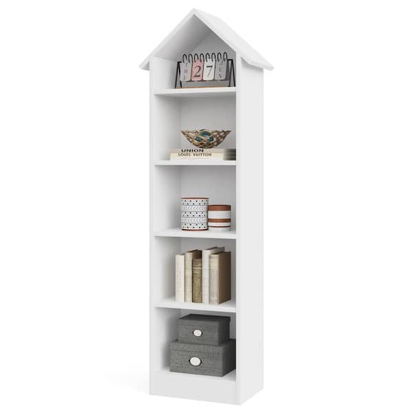 https://images.thdstatic.com/productImages/4e6e9cf7-7225-4a56-abf8-f2a2814aa3e0/svn/white-tribesigns-way-to-origin-bookcases-bookshelves-hd-j0140-hyf-64_600.jpg