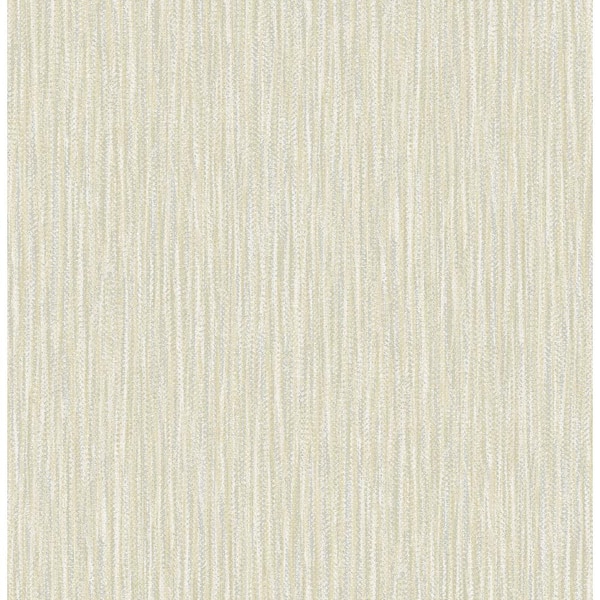 A-Street Prints Raffia Light Yellow Faux Grasscloth Paper Strippable Roll (Covers 56.4 sq. ft.)