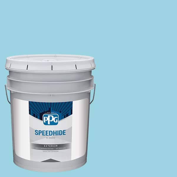SPEEDHIDE 5 gal. Ocean Cruise PPG1236-4 Flat Exterior Paint