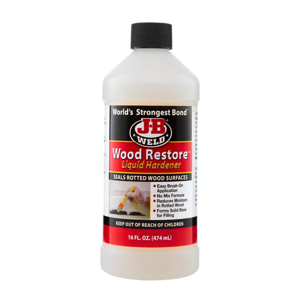 JB Weld 16 oz. Wood Restore Liquid Hardener 40001 The Home Depot