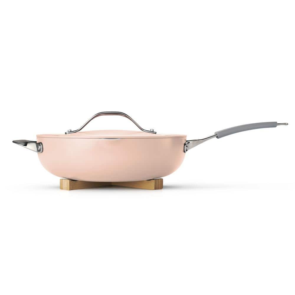 Tramontina All In One Plus Pan 5 qt. Aluminum Ceramic Nonstick, Blush  80110/086DS - The Home Depot