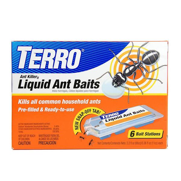 TERRO Indoor Liquid Ant Killer Baits (6-Pack)