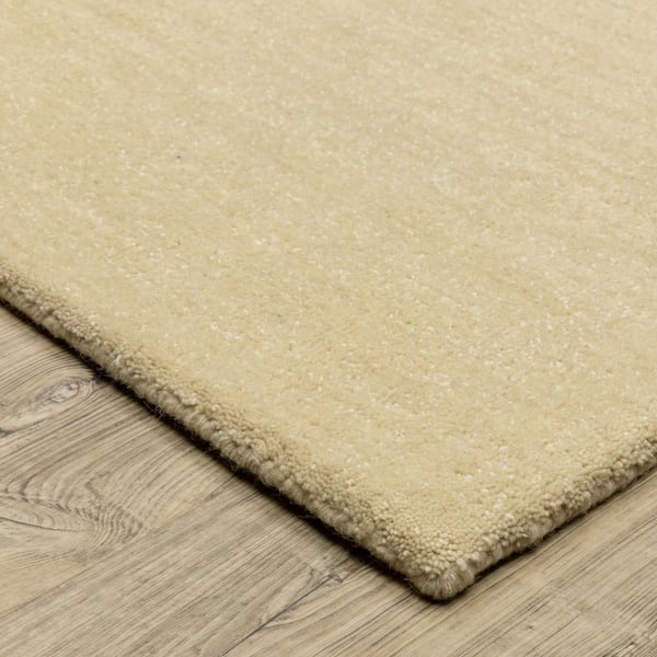5' X 8' Gray And Beige Tribal Area Rug