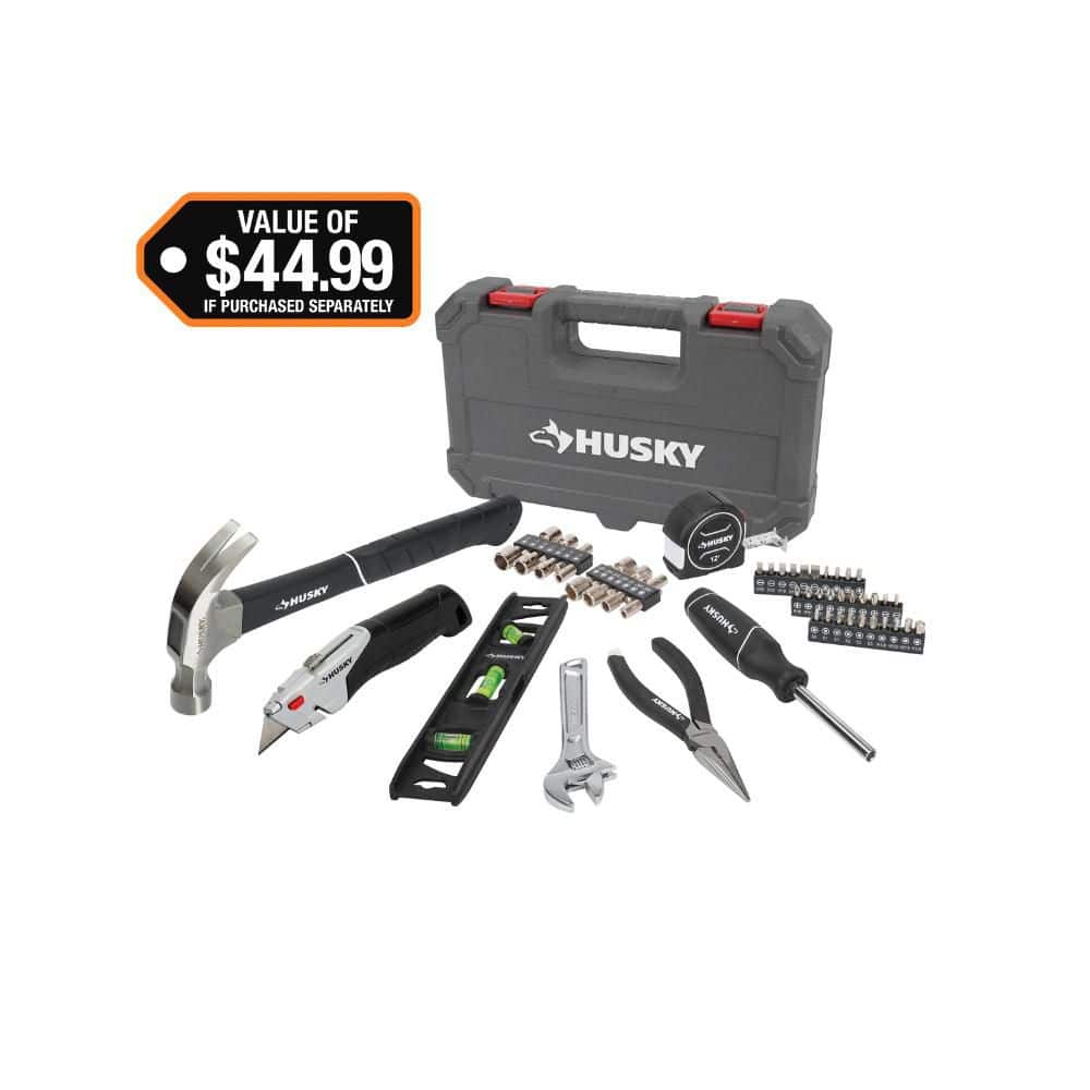Husky 52-Piece Homeowner's Tool Kit 91632