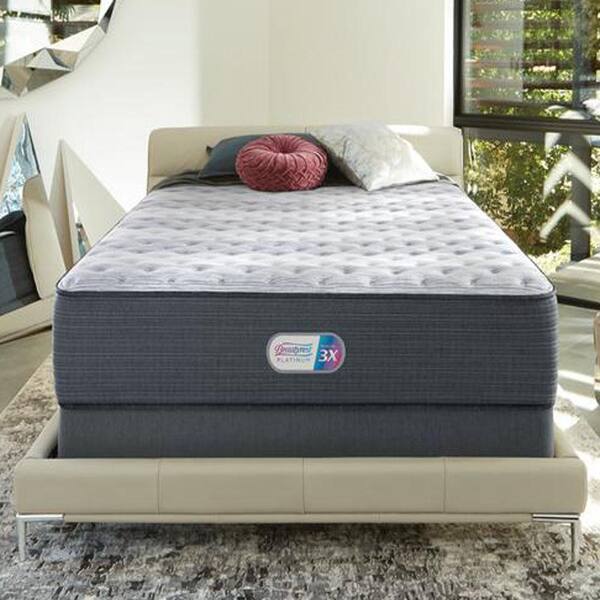 Beautyrest Platinum Haven Pines 16 in. Queen Plush Pillow Top Mattress Set