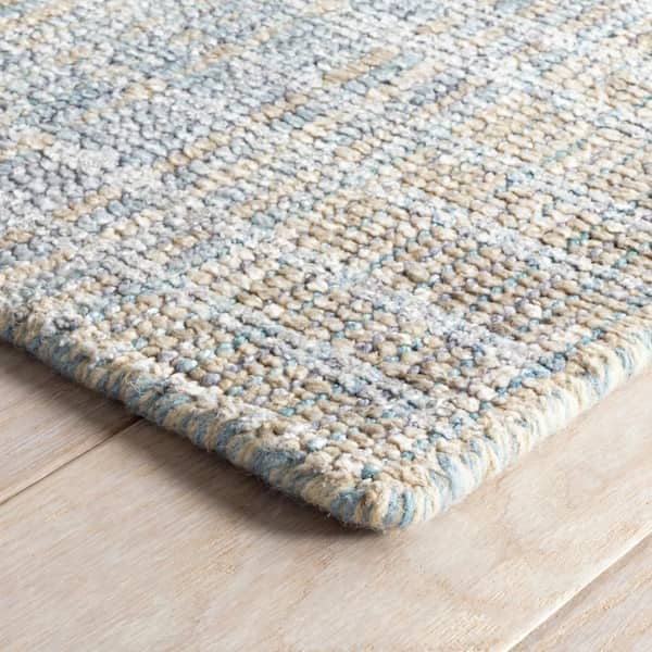 Geneva Handwoven Viscose/Cotton Blue 2 ft. x 3 ft. Indoor Area Rug