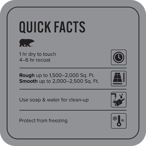 5 gal. #PPU26-05 Flint Gray Self-Priming 1-Part Epoxy Satin Interior/Exterior Concrete and Garage Floor Paint