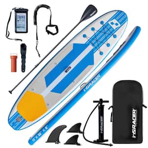 132 in. Inflatable Paddle Board, ISUP for Adults with Free Premium SUP Accessories and Backpack, Non-Slip Deck