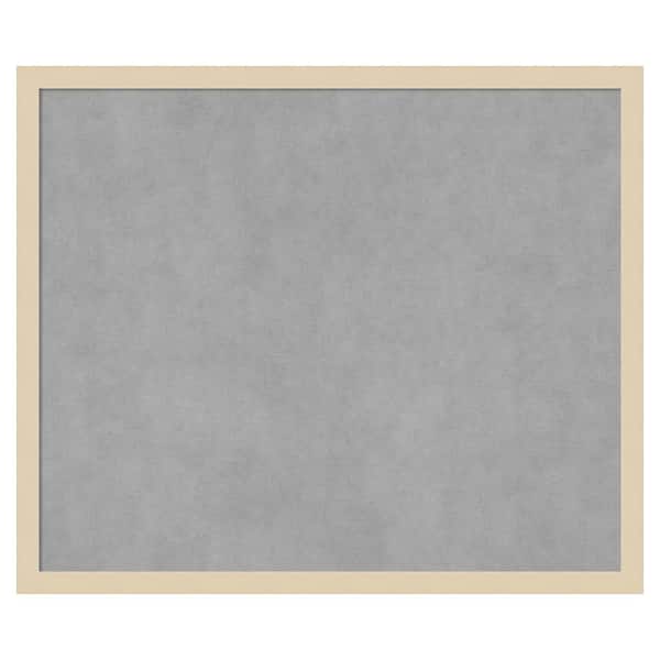 Amanti Art Svelte Natural 25 in. x 21 in. Framed Magnetic Board
